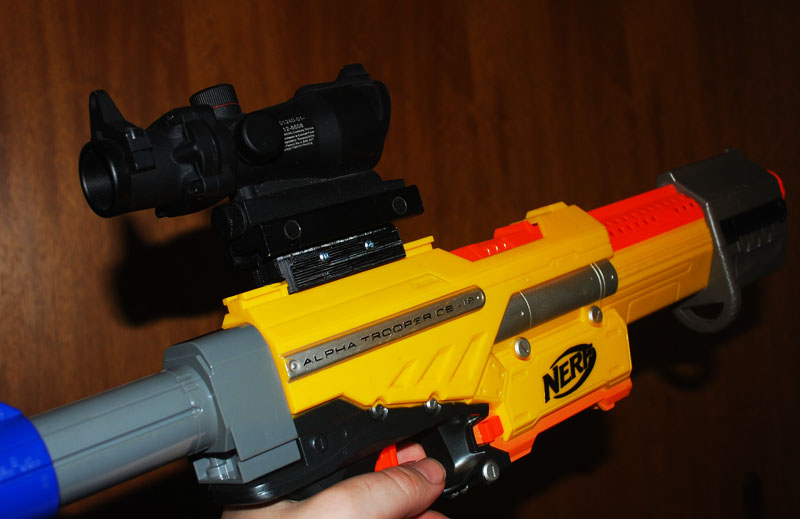 Nerf Picatinny Rail Attachment (6.5cm) v1. 