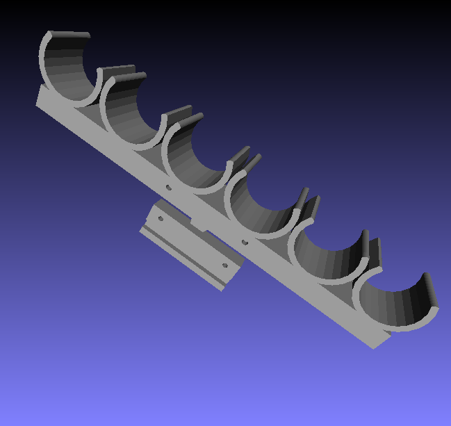 3D Printed 3 5 7 or 11 Round Mega Dart Holder for Nerf 