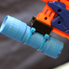 Blank Thumb Screw Nerf Rail Connector w/ Tie Holes (CC Connector)
