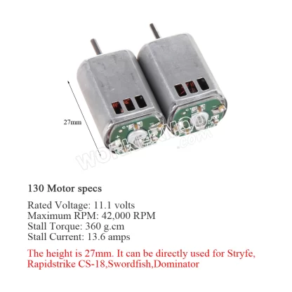 Worker 3s 130 Motor Pair - Image 3